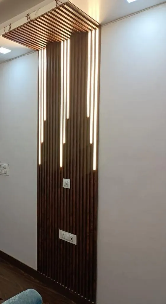 PVC panels can be used to cover walls in bathrooms...
