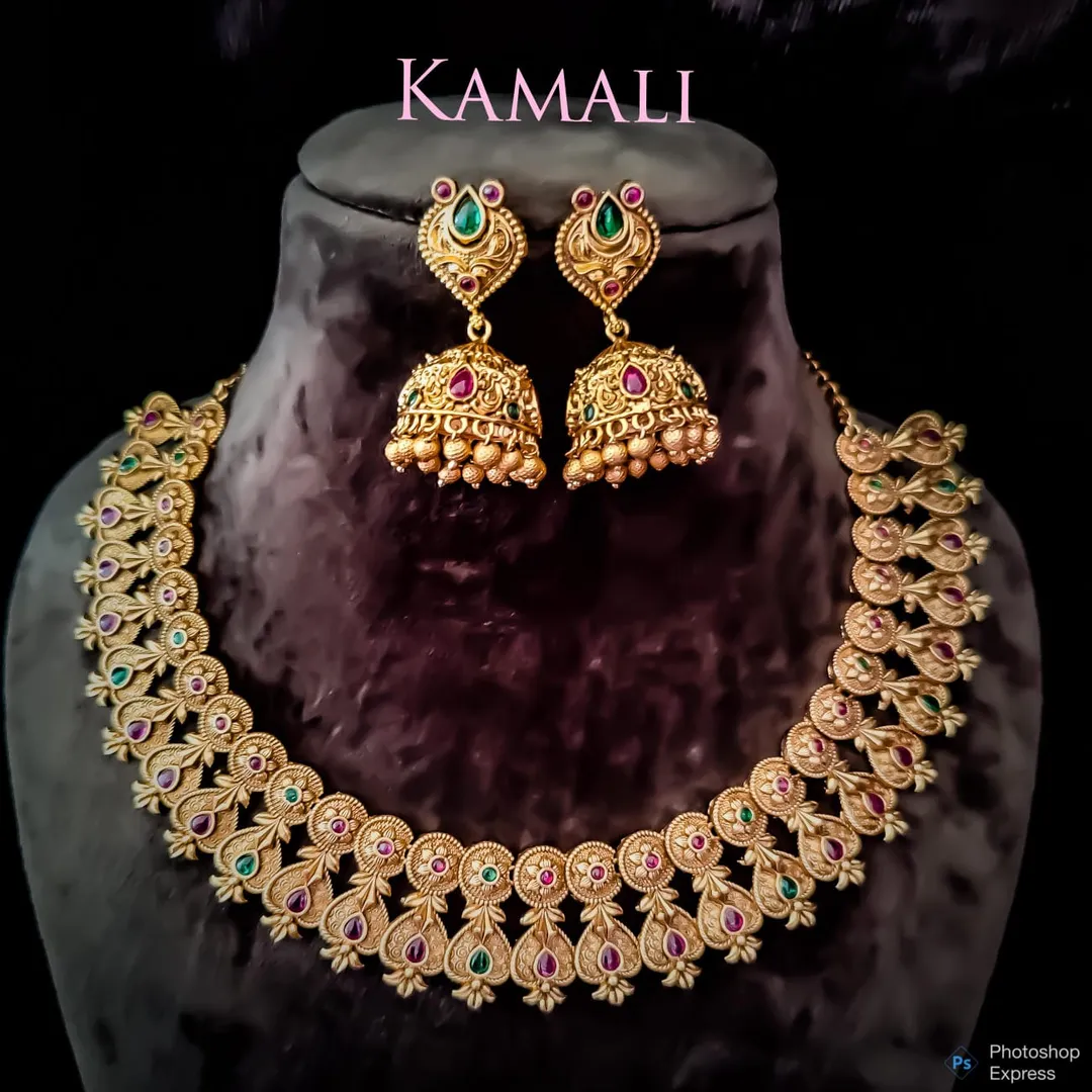 Antique Necklace Set for Women
Artificial Gold Pl...