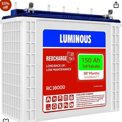 Luminose inverter battery dealer
Exide inverter b...