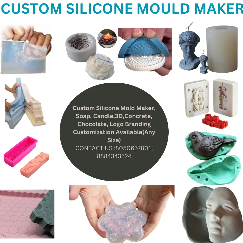 Custom Silicone Mold Maker, Soap, Candle, Chocolat...