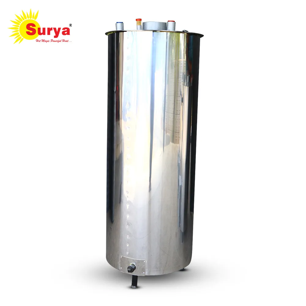 SURYA Wood Fired Water Heater consume zero electri...