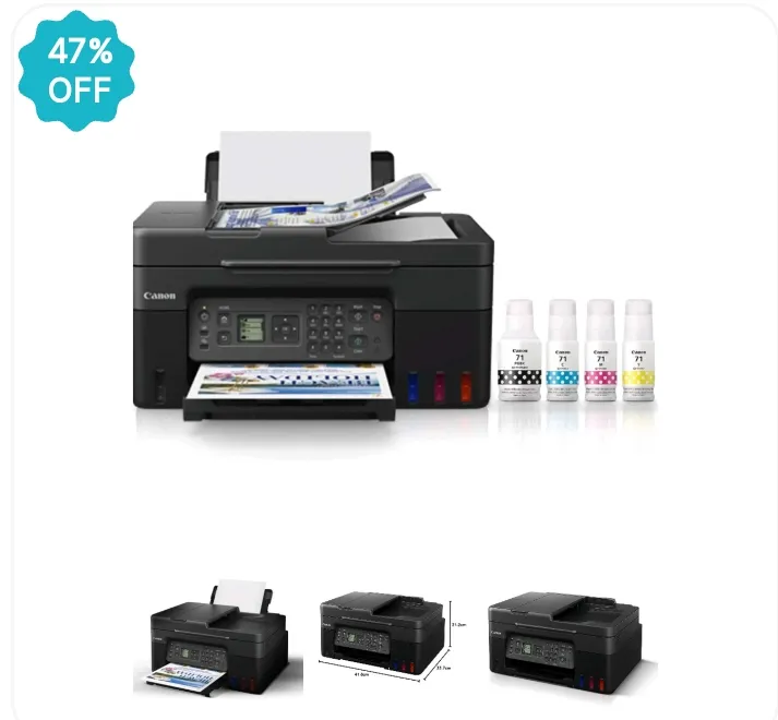 Canon PIXMA MegaTank G4770 All-in-one (Print, Scan...