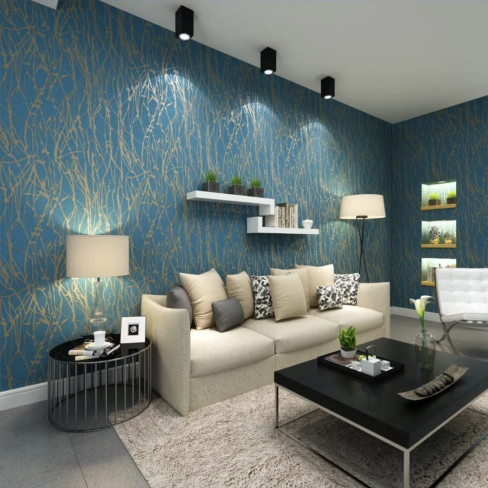 Trendy wallpapers for wall décor in living rooms |...