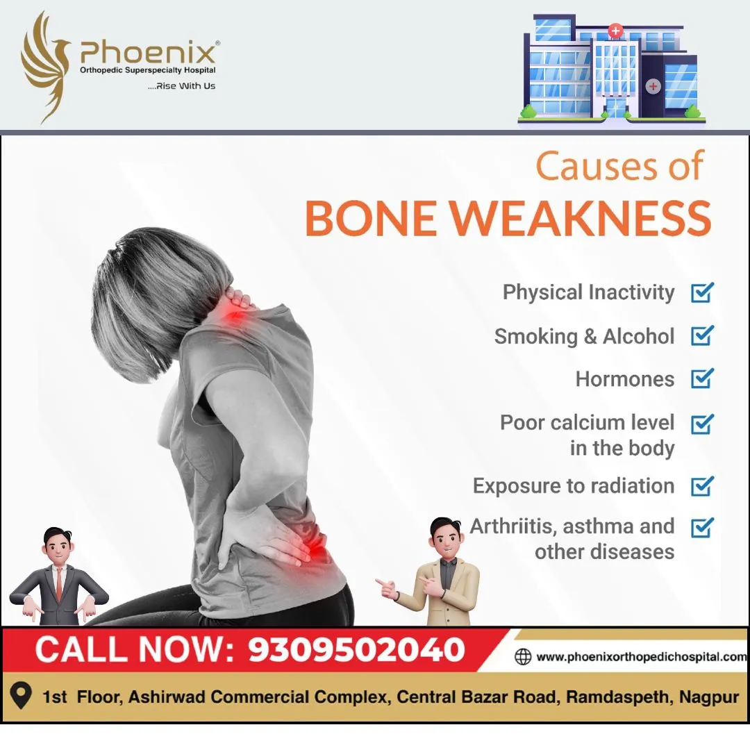 Causes Of Bone Weakness Consultants At : 1st Floor...