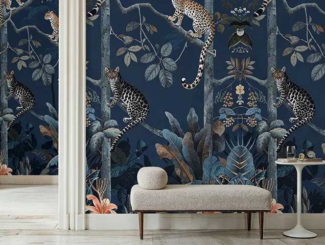 Trendy wallpapers for wall décor in living rooms |...