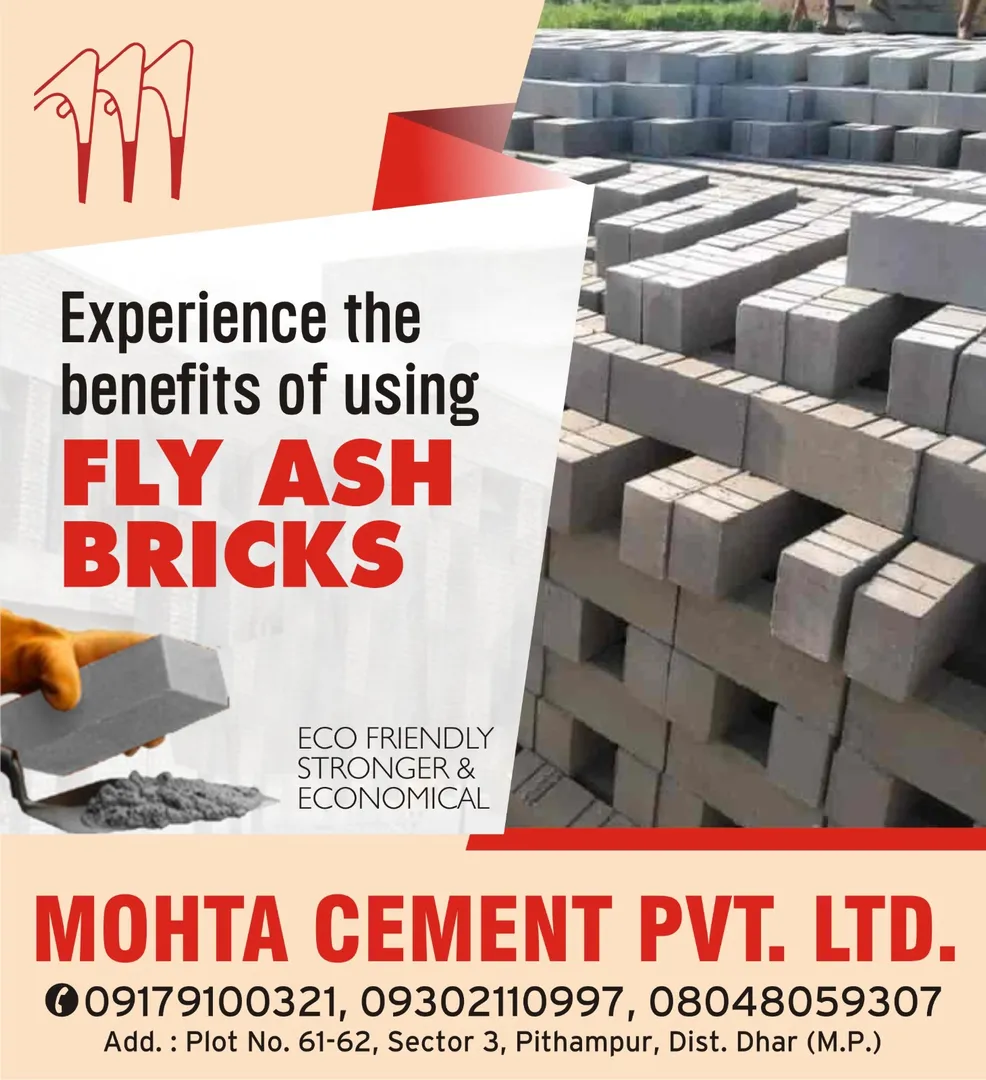 Top Manufacturer Of Flyash Bricks In Indore
In In...