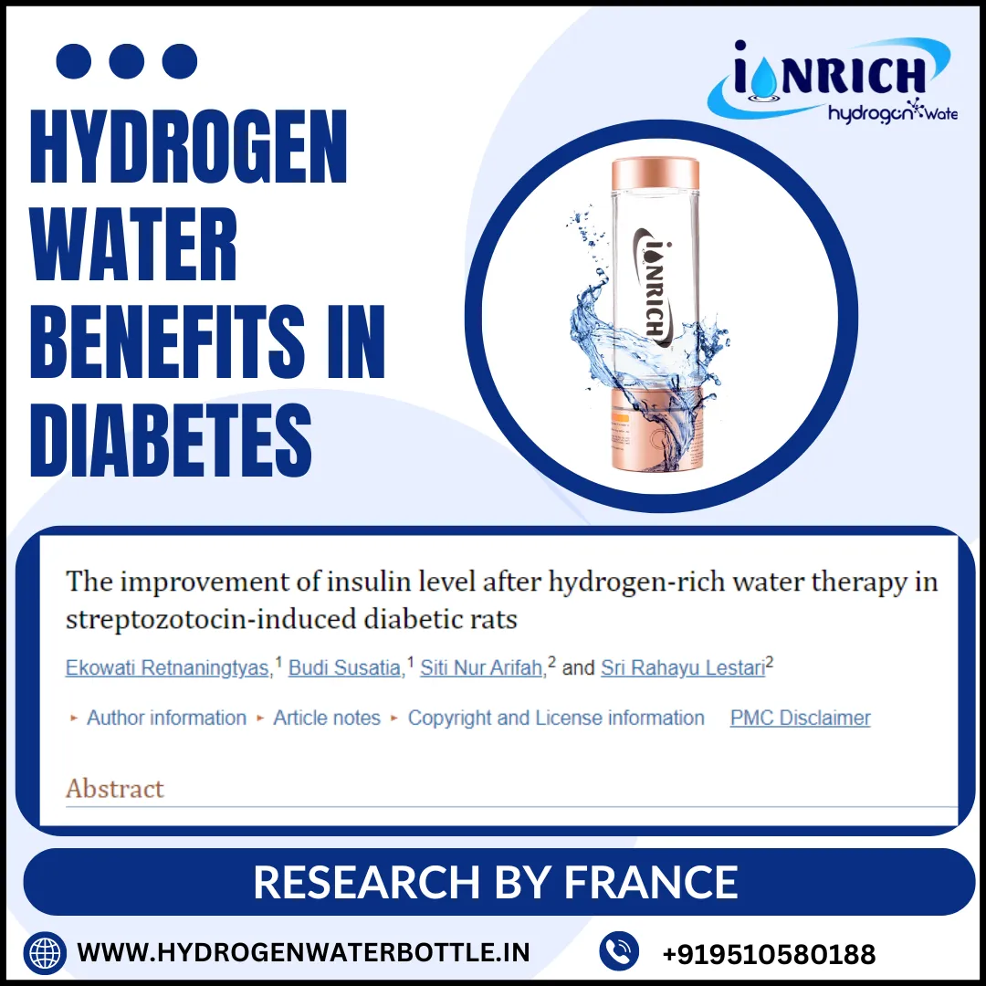Hydrogen Water Benefits In Diabetes Hydrogen water...