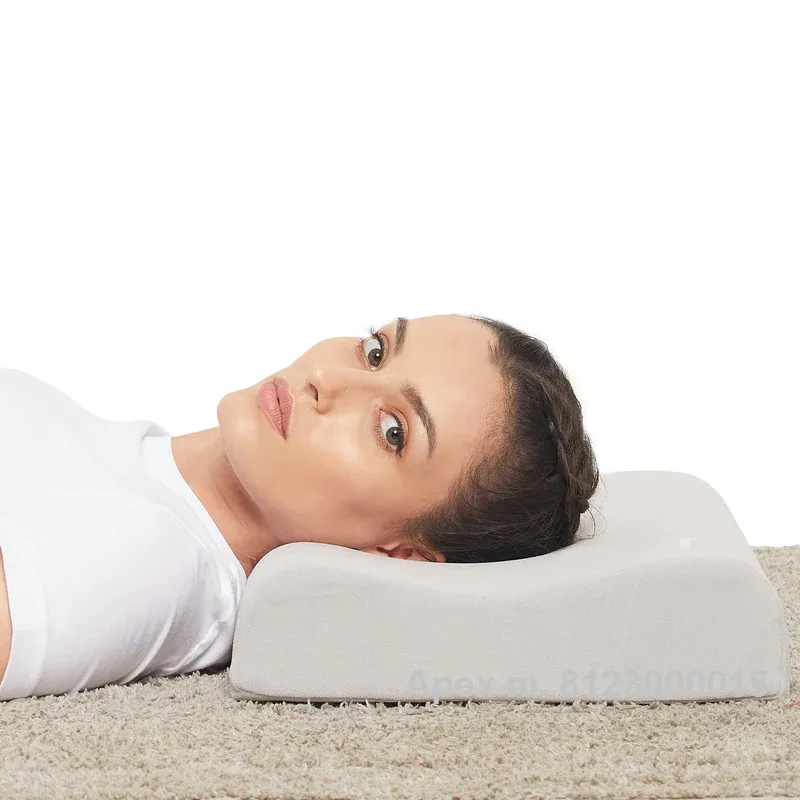Cervical Pillow features an anatomical, contoured ...