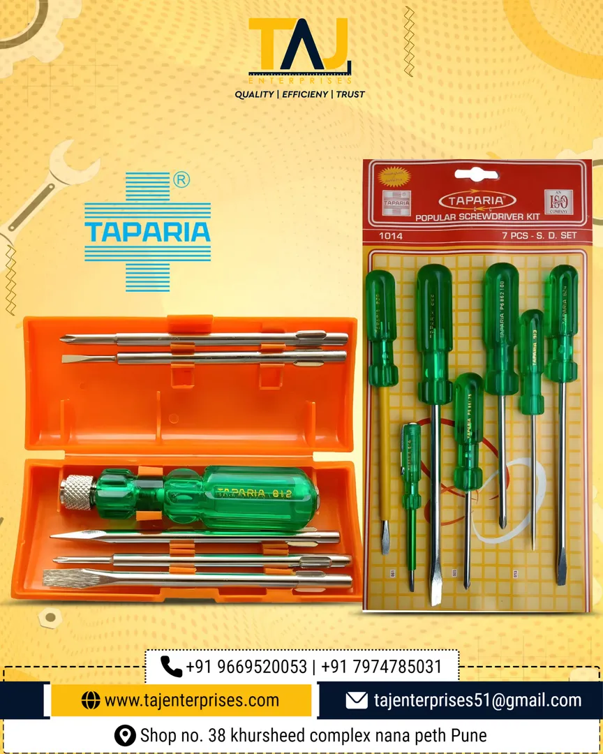 #TAJENTERPRISES
#taparia #industrialsuppliers #mad...