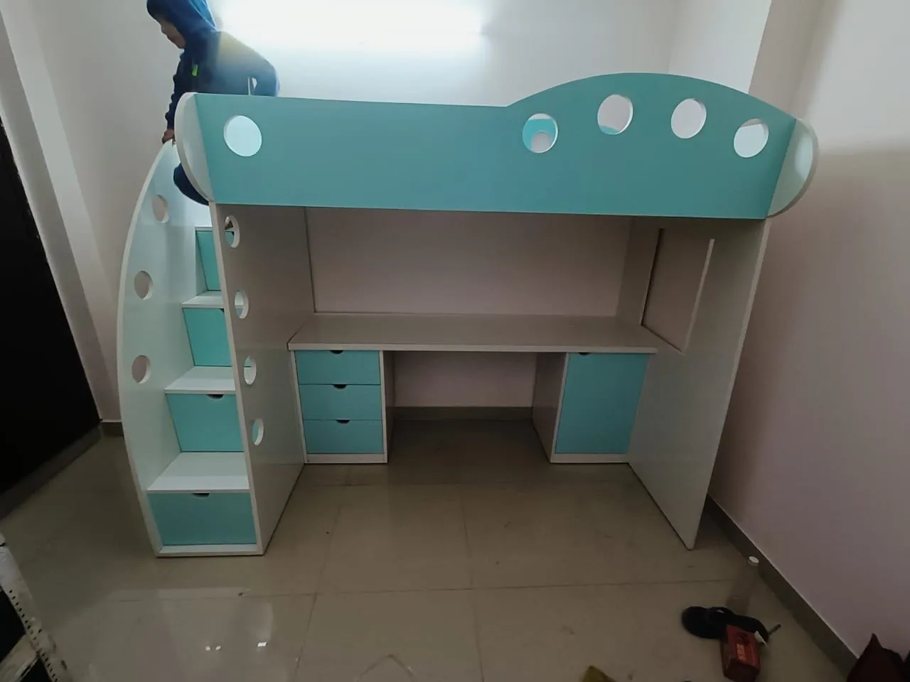 WOODEN LOFT BED FOR KIDS. WOODEN LOFT BED UPPER CO...