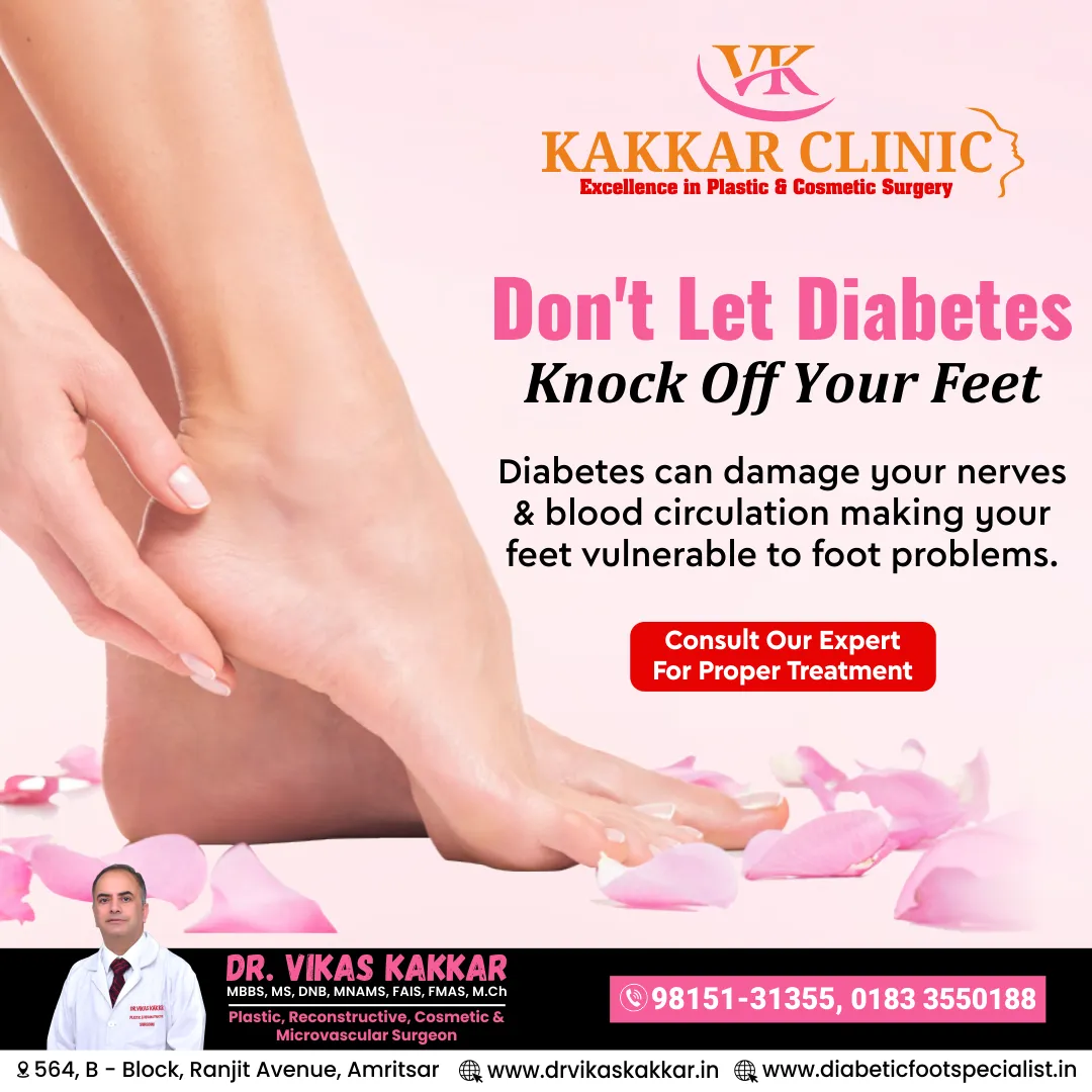 Don't Let Diabetes
knock off your feet
Diabetes c...