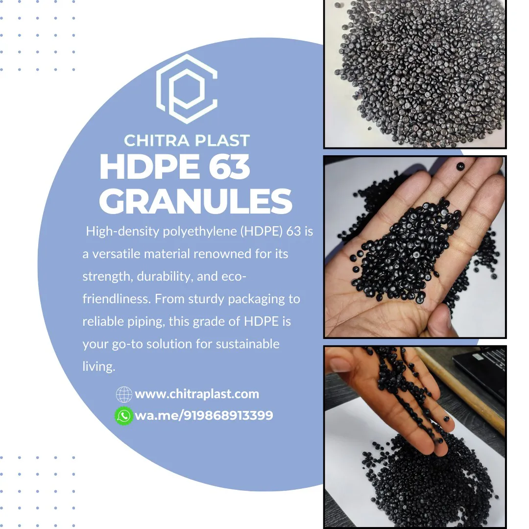 HDPE granules manufacturers in India
HDPE 63 is a...