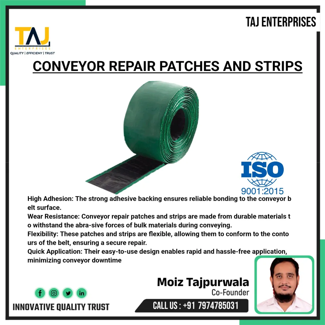 #TAJENTERPRISES
#conveyor #belt #repair #patch #co...