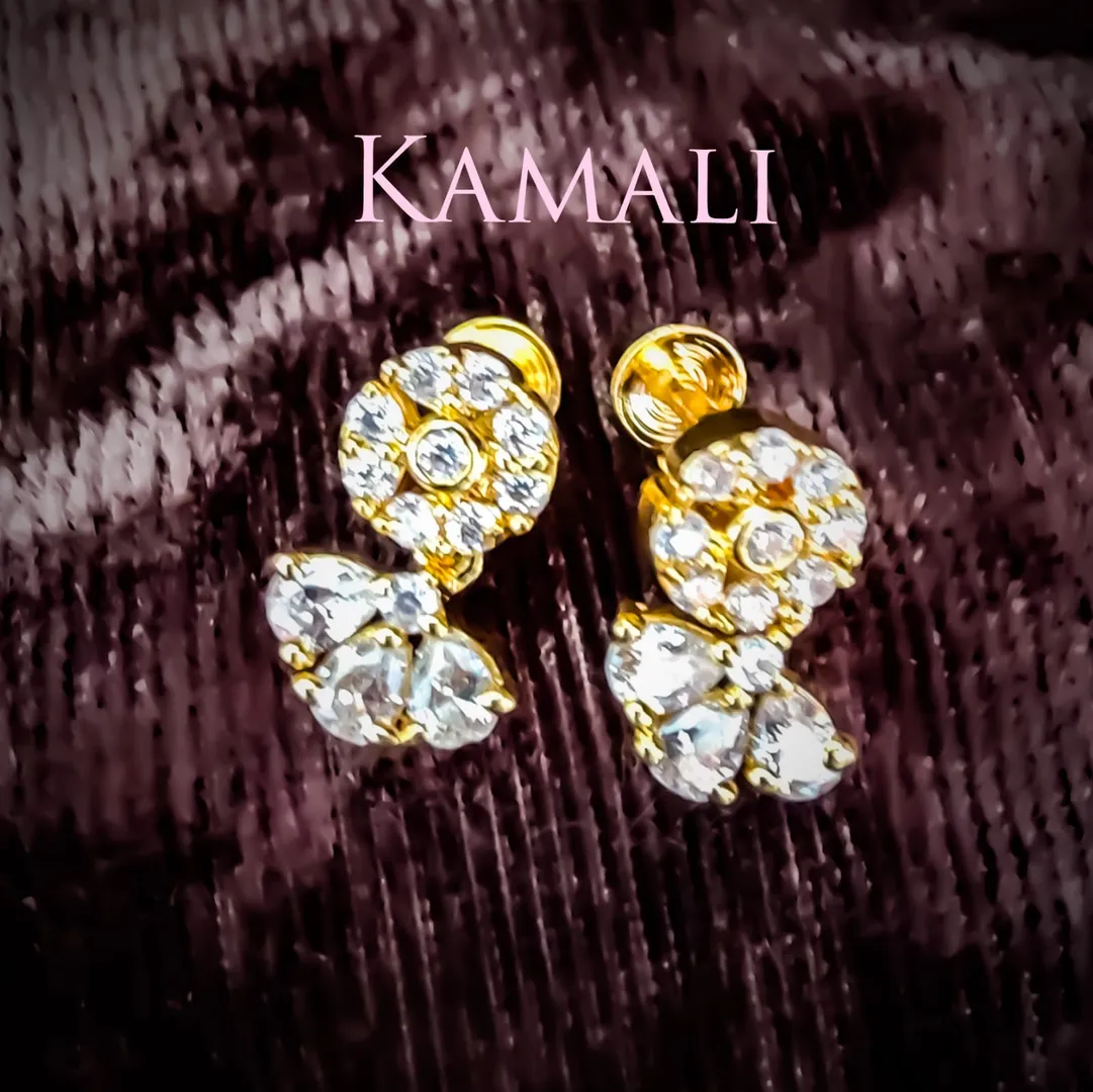 Daily wear studs with South Screw Back
Kamali Que...