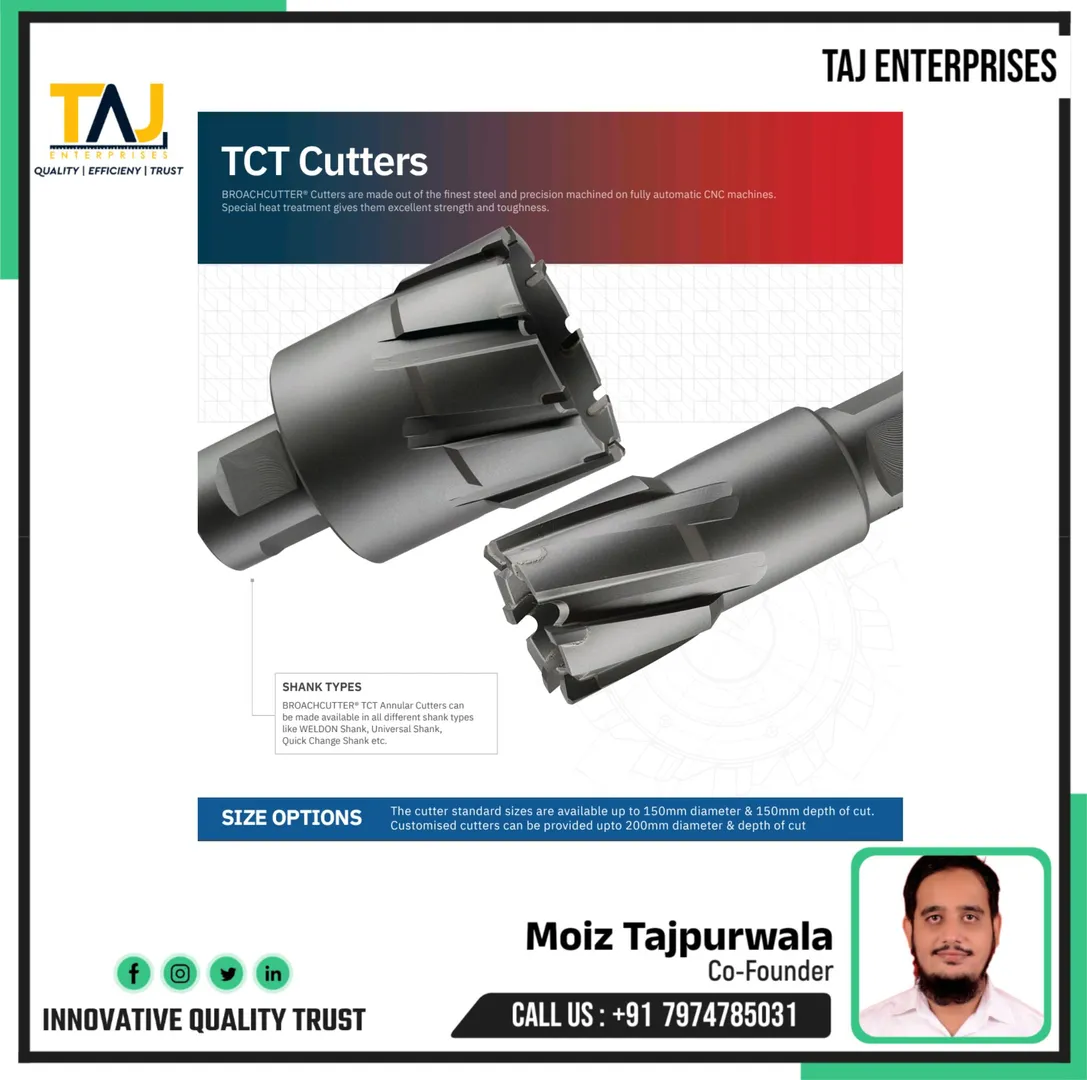 #TAJENTERPRISES
#TCTHOLESAWCUTTER #TCT #HOLESAW #c...