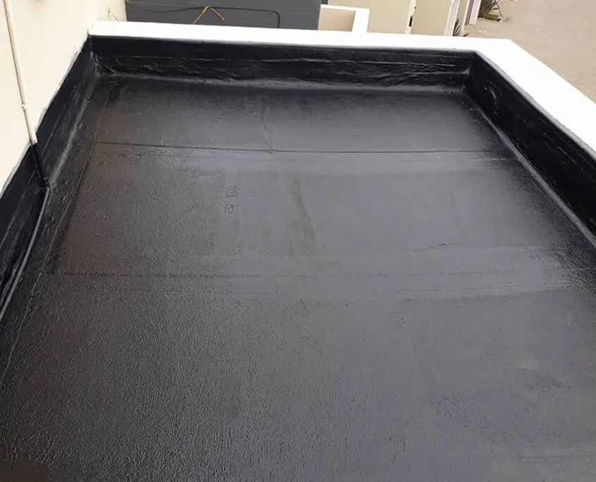 Black Rubber Coat (Terrace, Basement, Podium Water...