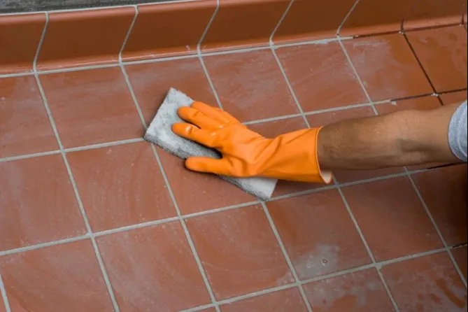 Epoxy grout is a mixture of resin and hardener to ...