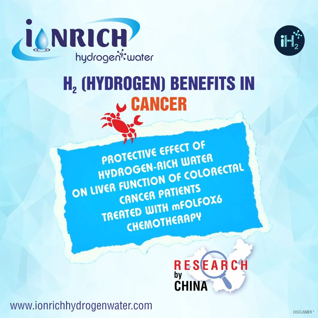 HYDROGEN WATER IN LIVER CANCER These findings sugg...