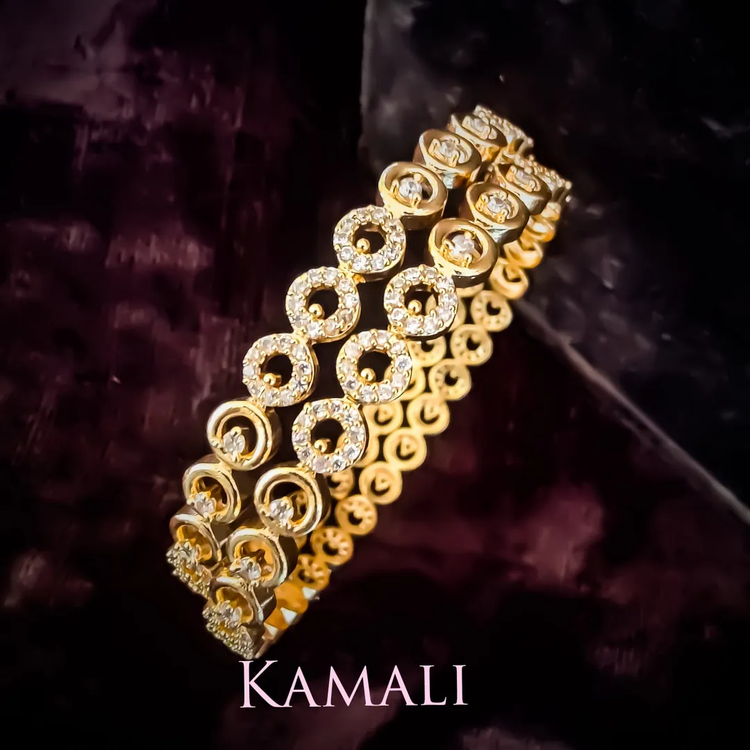 New Bangles Collections
CZ, Ruby and Emerald Ston...