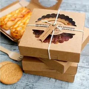 KRAFT PAPER PIZZA BOXES CUSTOMIZE ORDER MANUFACTUR...