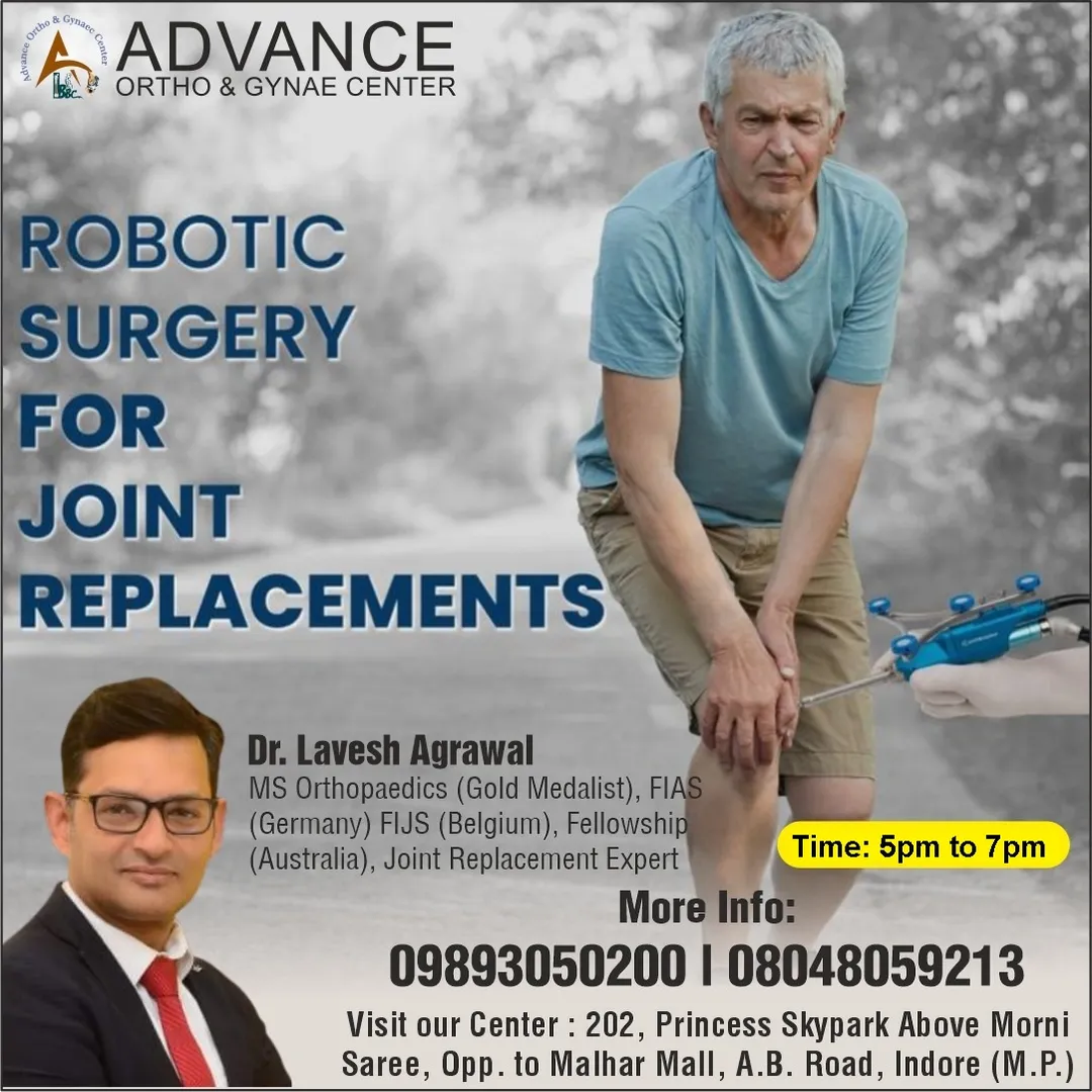 Best Robotic Joint Replacement Surgeon in Indore!
...