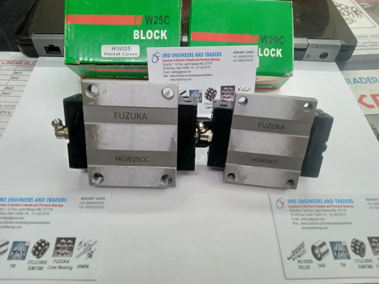 LINEAR GUIDEWAY BEARING WITH METAL COVER
HGW|HGH...