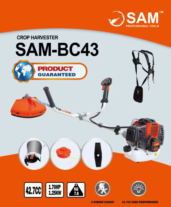SAM-BC43 2 Stroke Crop Harvester: Revolutionizing ...