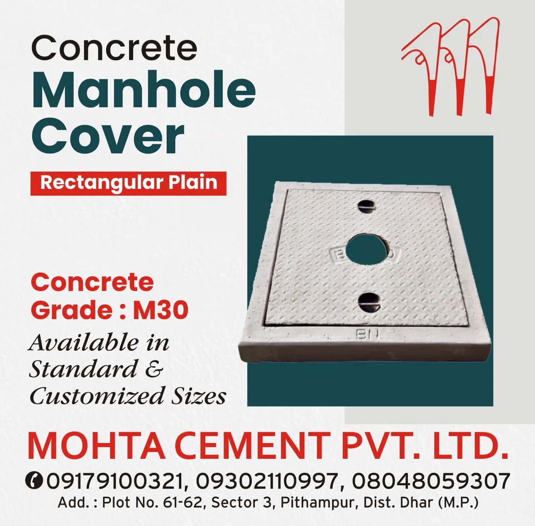 Top Manufacturer Of Concrete Manhole Covers in Ind...