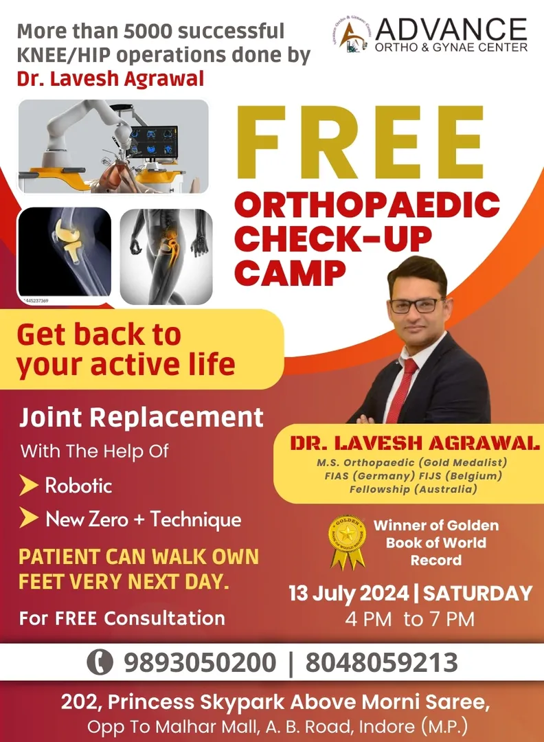 Free Orthopedic Check-Up Camp by Renowned Dr. Lave...