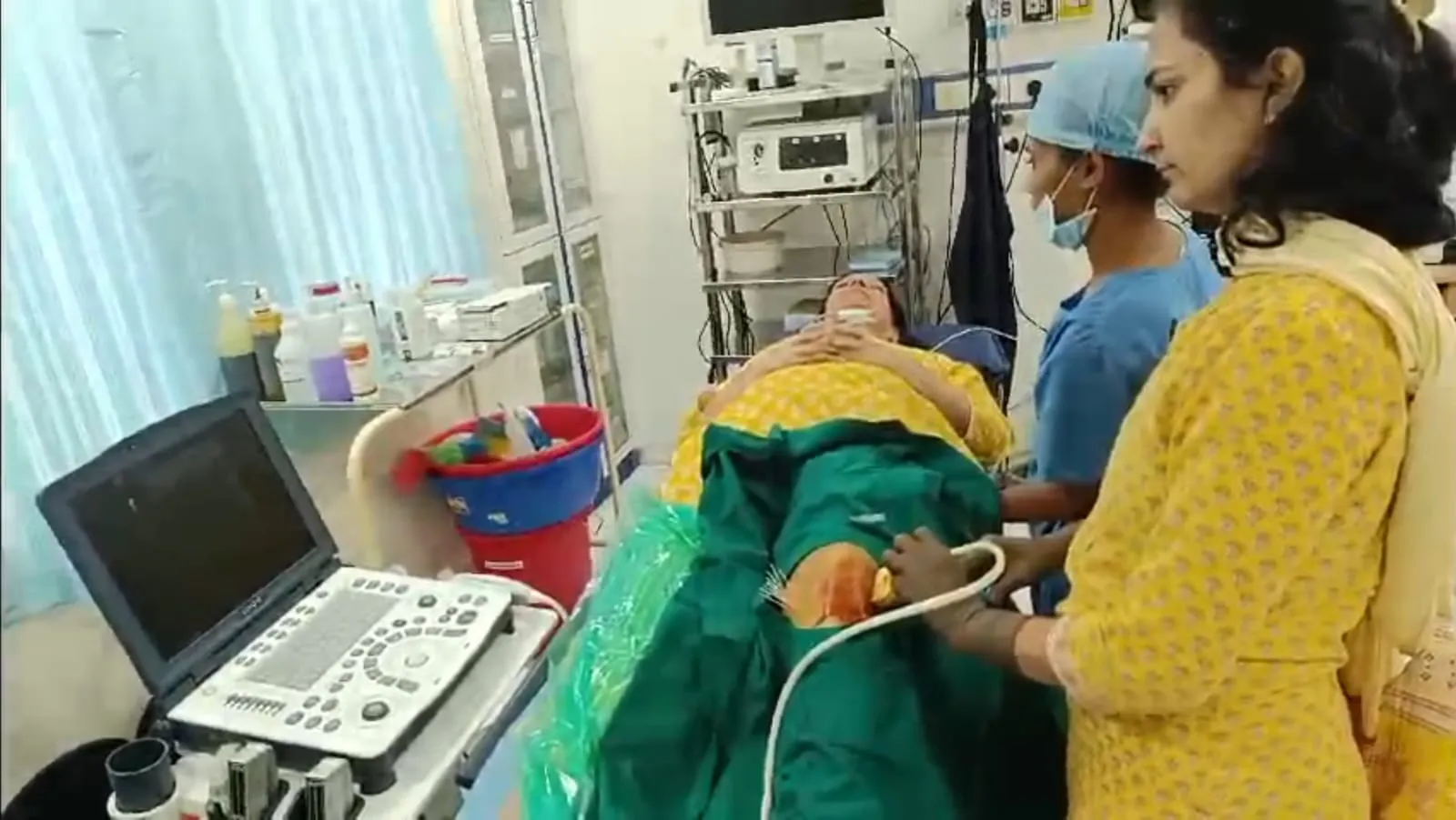 Ultrasound-guided (USG) knee joint injection is a ...