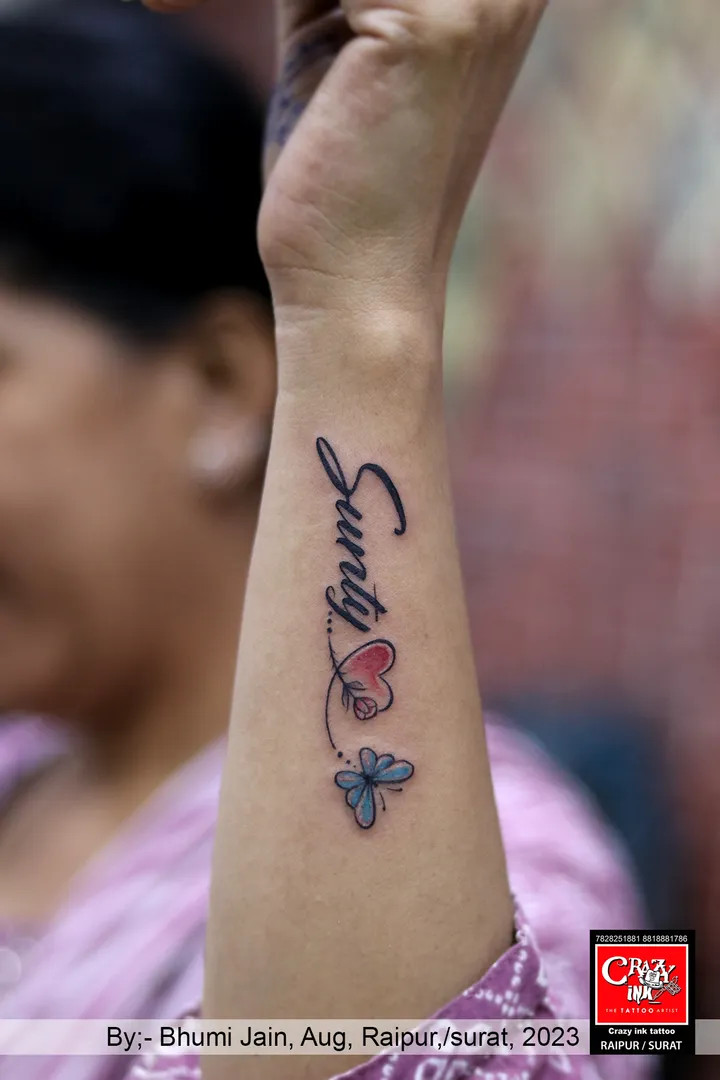 NAME TATTOO DESIGN
sunty name tattoo degin on ...