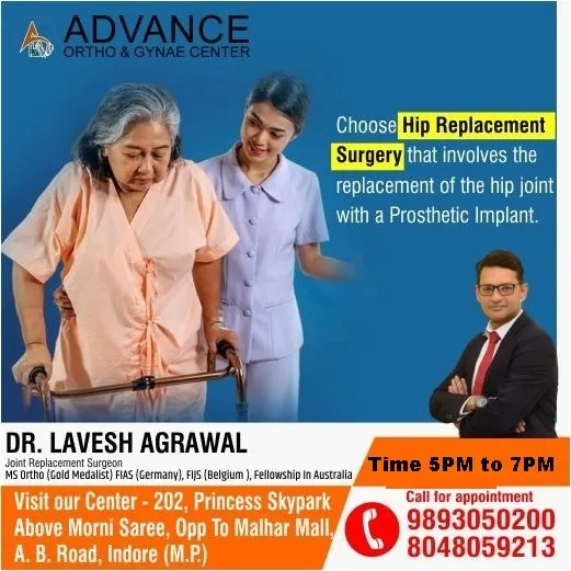 Best Hip Replacement Surgeon in Indore!
Choose hip...