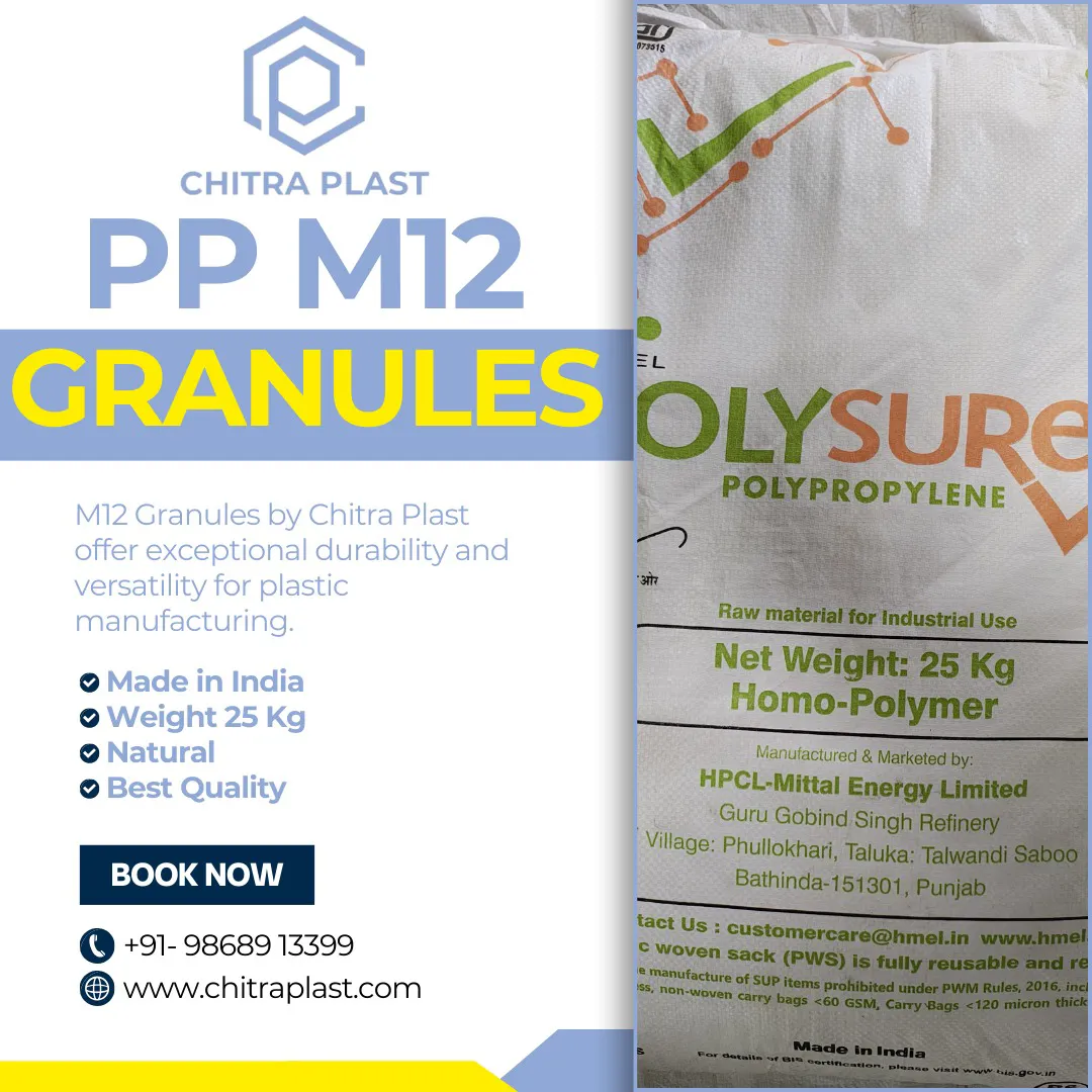 PP M12 granules are high-quality polypropylene mat...