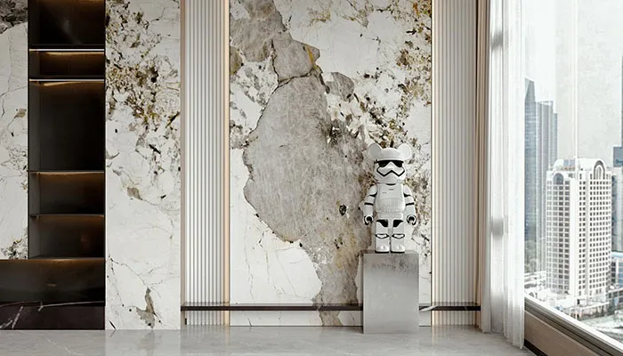 New home modular design uv marble sheets are desig...
