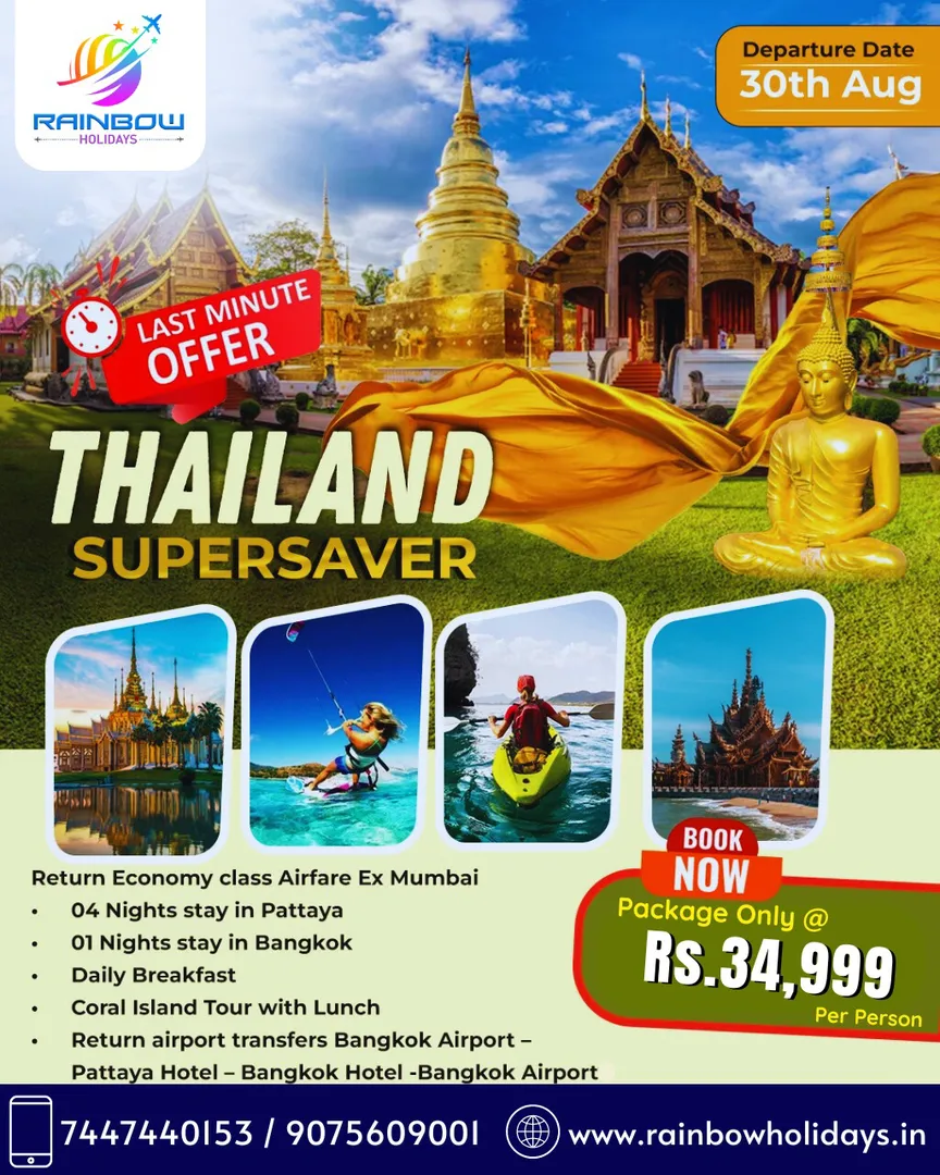 "Unleash the Magic of Thailand with Rainbow Holida...