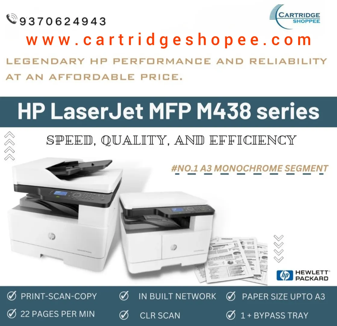 HP LaserJet MFP M438nda Printer
Upgrade your offic...