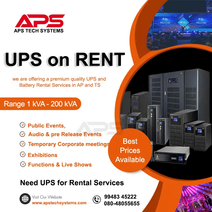 Online UPS Rental Services
Power Solution Service...