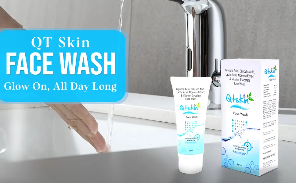 QTSkin Face Wash Helps to treat pimples and acne R...