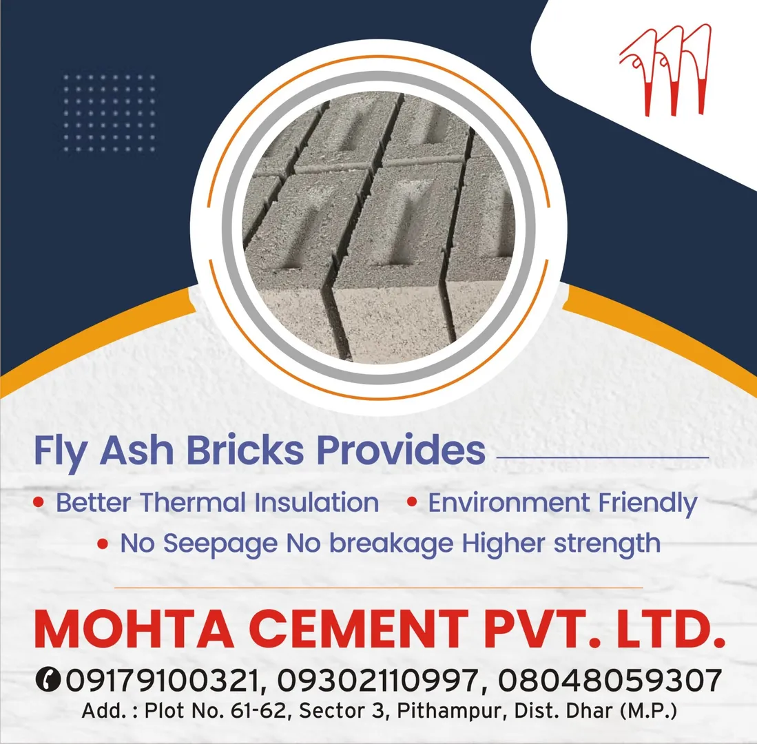 Best Fly Ash Manufacturer in Indore
Mohta Cement ...