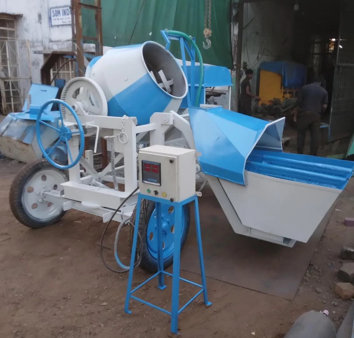 Concrete mixers are essential equipment for constr...