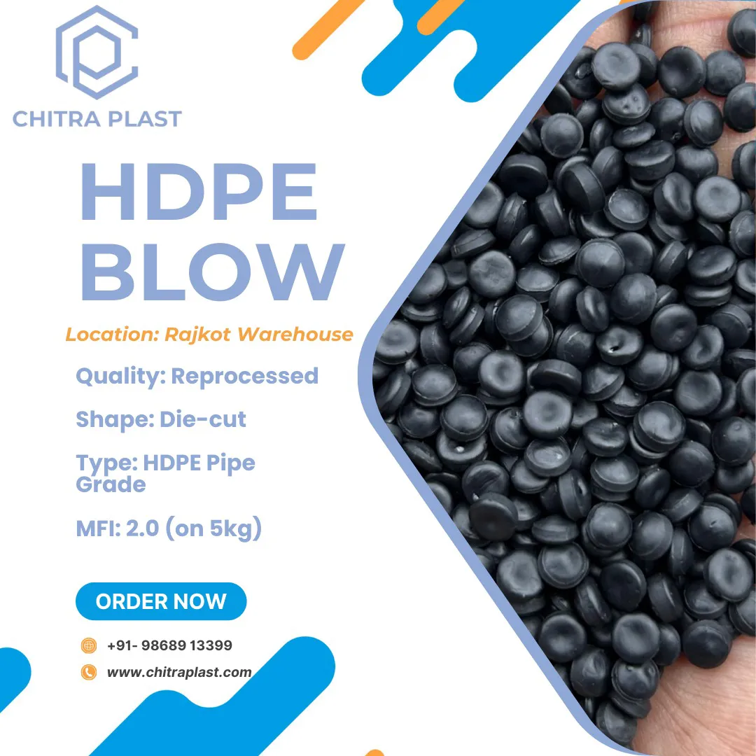HDPE blow granules are high-density polyethylene p...