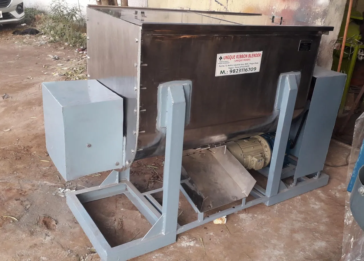 Ribbon Blander 100kg mixer with SS body Manufactur...