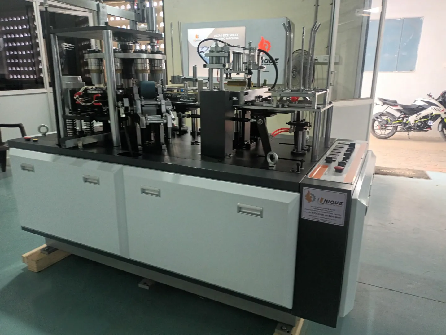 JJ Mark High Speed Paper Cup Making Machine Chenna...