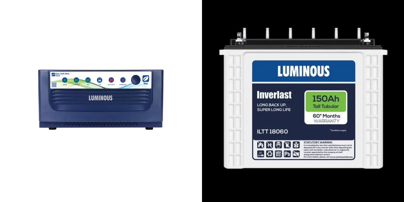 Luminous Inverter & Battery Delivery in Kalapa...