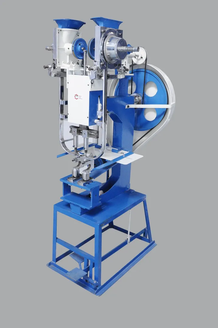 JJ Mark Auto Feed Eyelet Punching Machine is in Ka...