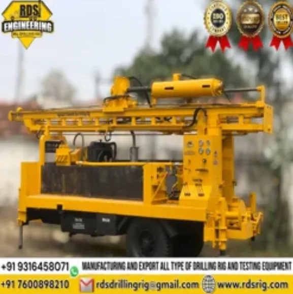 Core Drilling Rig on Trolley-Mounted Systems in Ra...