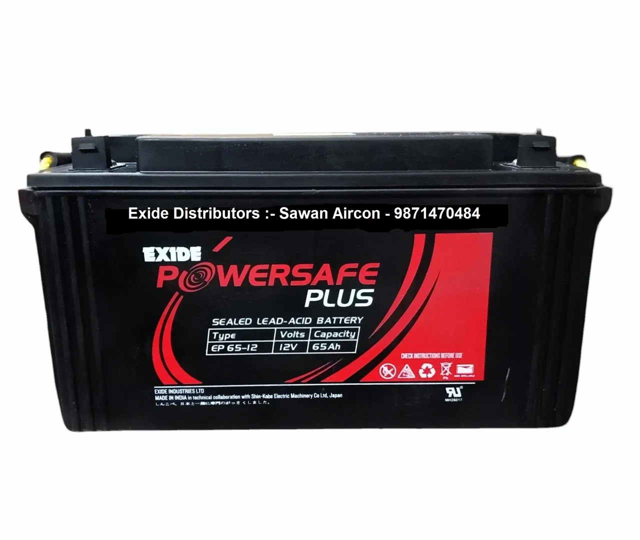 Exide Battery Powersafe 12V/65 AH supplier
Distrib...