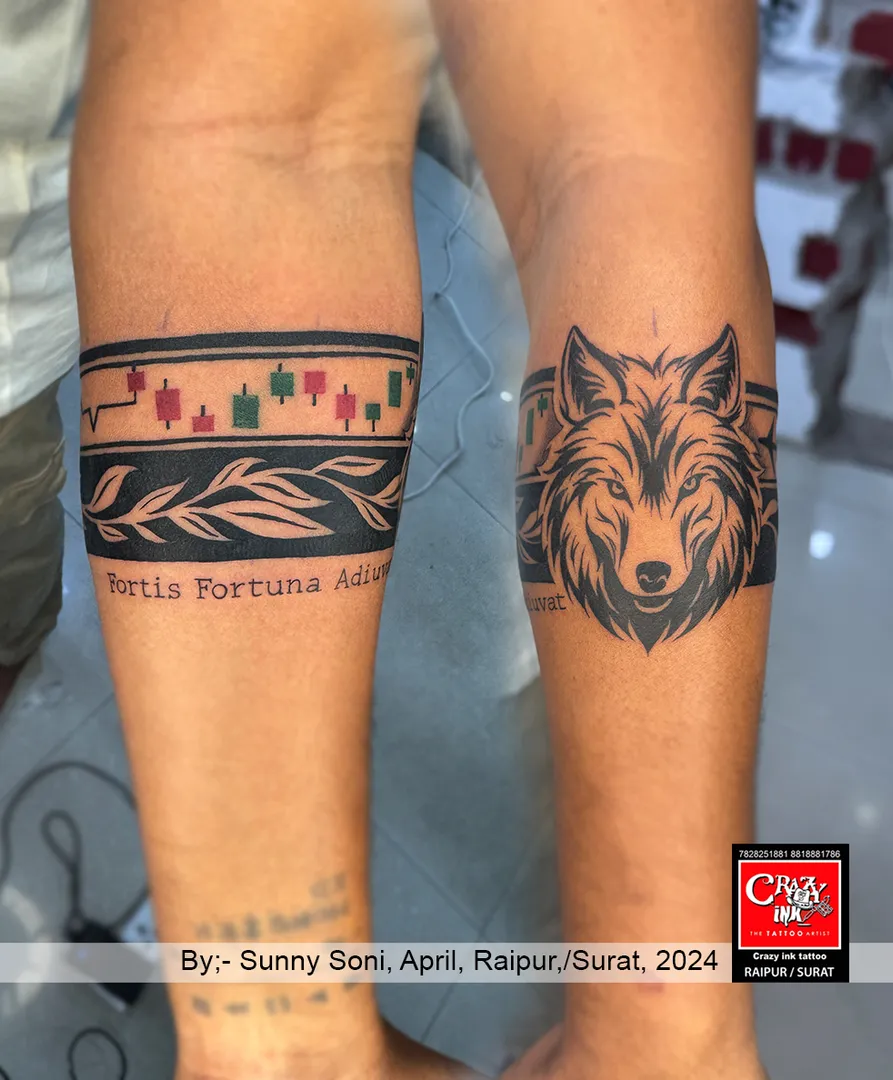 WOLF BAND TATTOO DESIGN
A wolf tattoo beco...