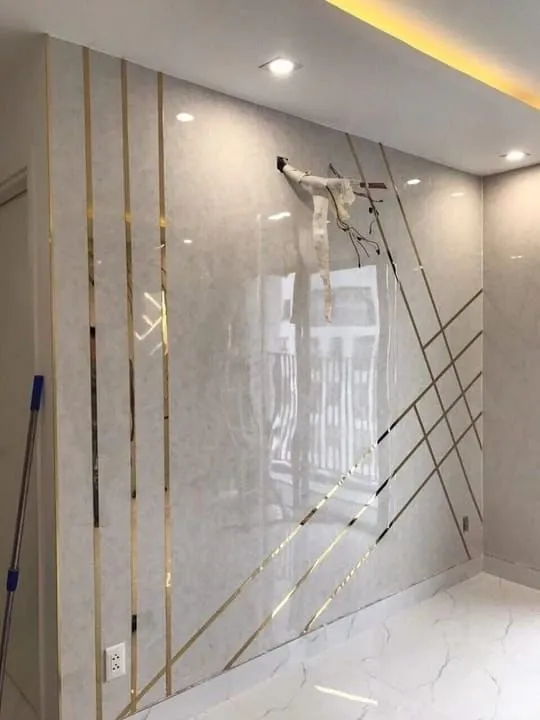 New home modular design uv marble sheets are desig...