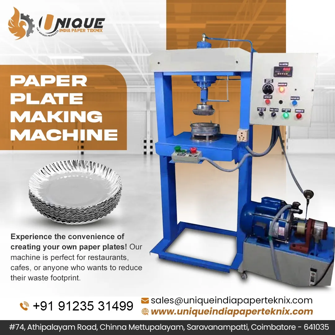JJ Mark Buffet Plate making machine /Paper plate M...